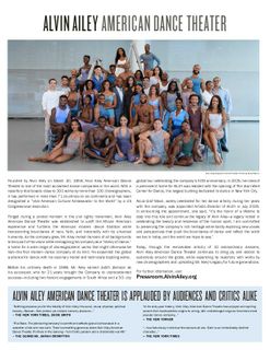 Memoria | Ailey Pressroom